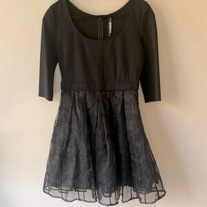 EUC Anthropologie Plenty by Tracy Reese Little Black Dress 2 Petite​​​​